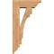 Ekena Millwork Merced Traditional Smooth Bracket w/ Offset Brace, Western Red Cedar, 5 1/2"W x 14"D x 26"H BKT0604X14X26MRC01SWR - alternate 2